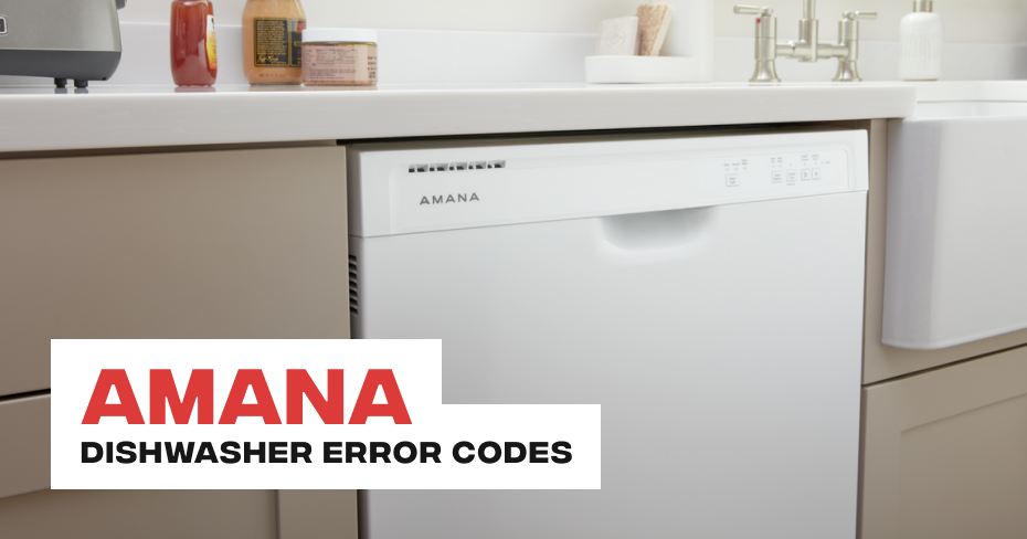 Amana Dishwasher Error Codes