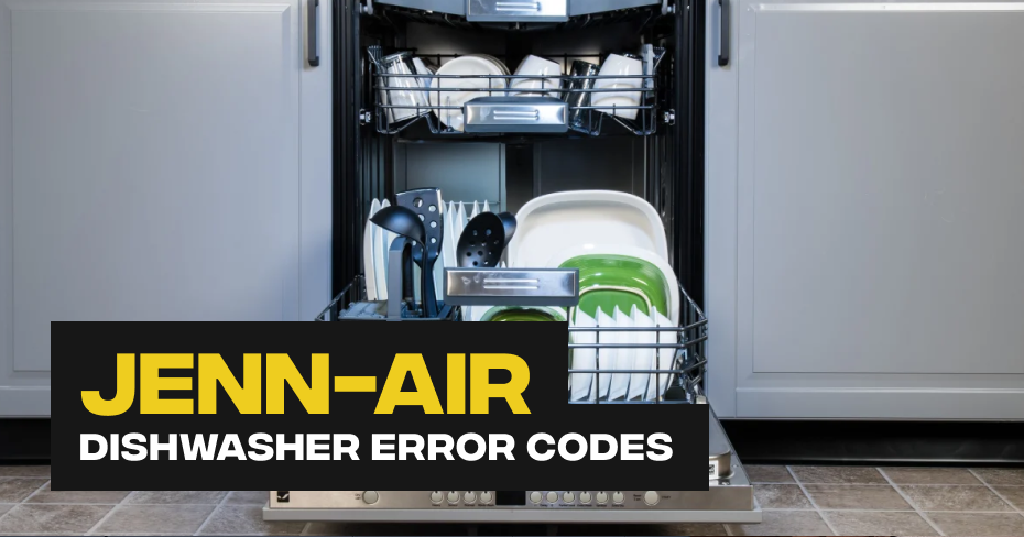 Jenn-Air Dishwasher Error Codes